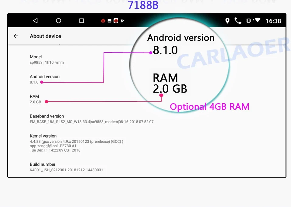 4G ram Восьмиядерный Android 8,1 2 Din Автомобильный Радио Мультимедиа Видео плеер Авто Стерео для Nissan hyundai Kia toyata honda, lada Ford