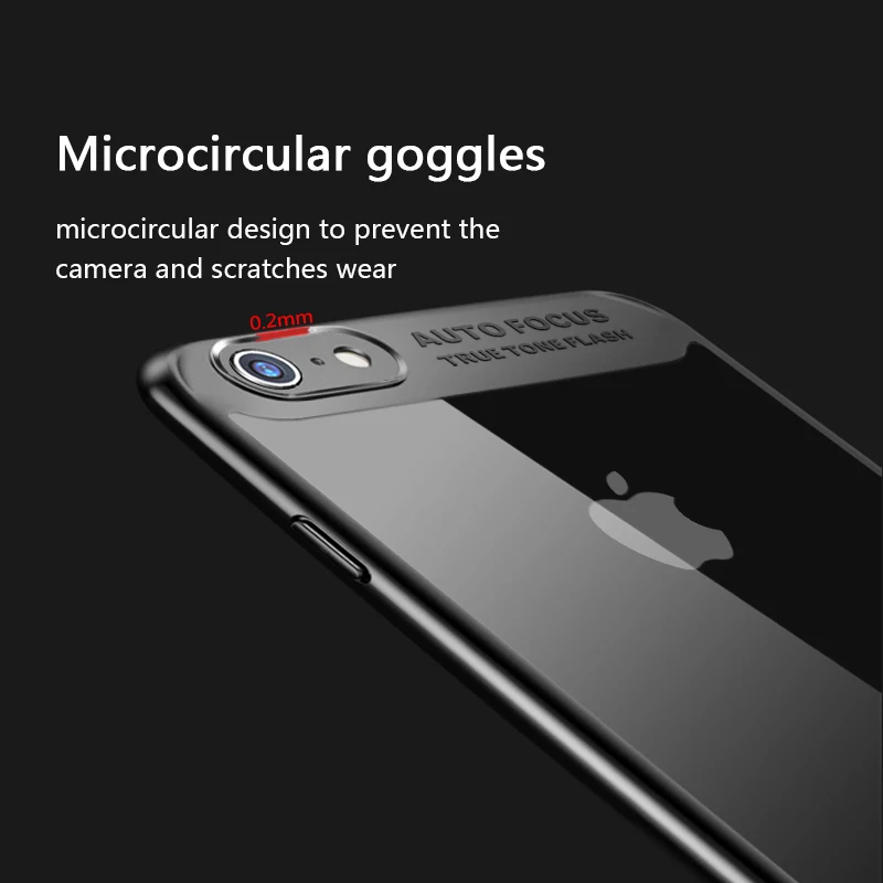 Для iPhone 6S чехол USAMS ультра тонкий ТПУ и акриловый для 6 Plus полная защитная оболочка