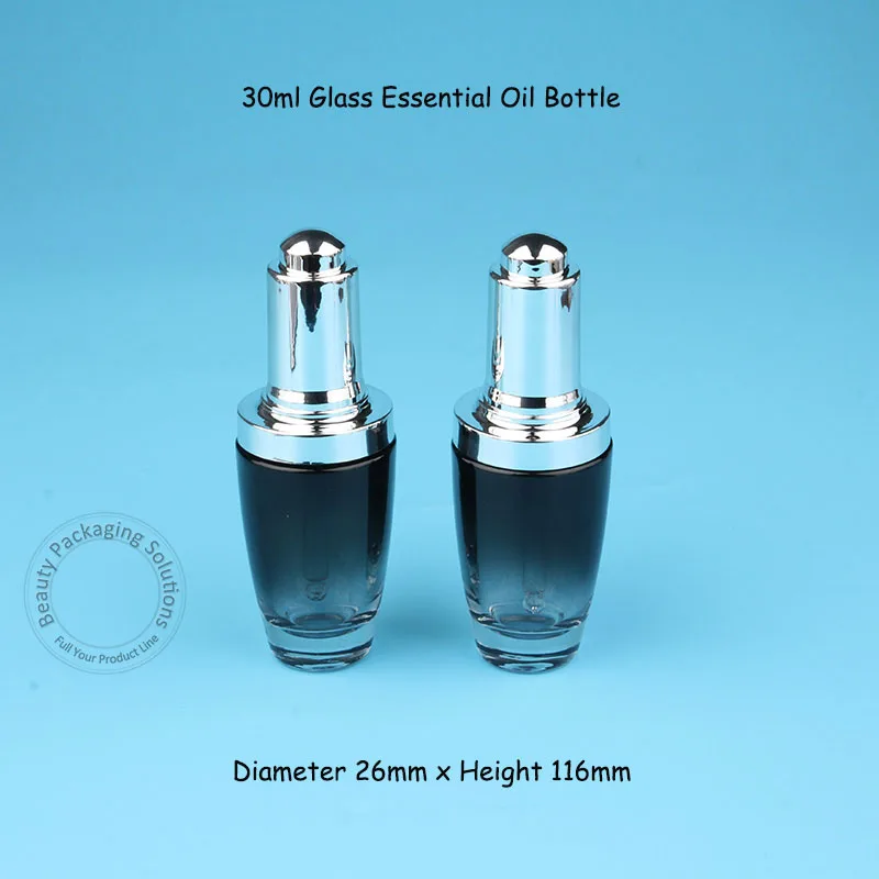 Пустая стеклянная бутылка для эфирного масла 3 шт./лот 30 мл черный женский