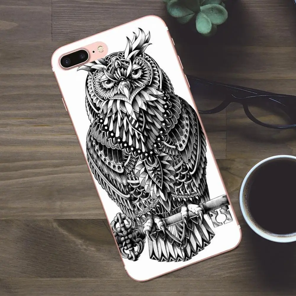 Bixedx TPU телефон с принтом для Apple iPhone 4 4S 5 5C SE 6 6S 7 8 Plus X Galaxy A3 A5 J1 J2 J3 J5 J7 2017 Tatto