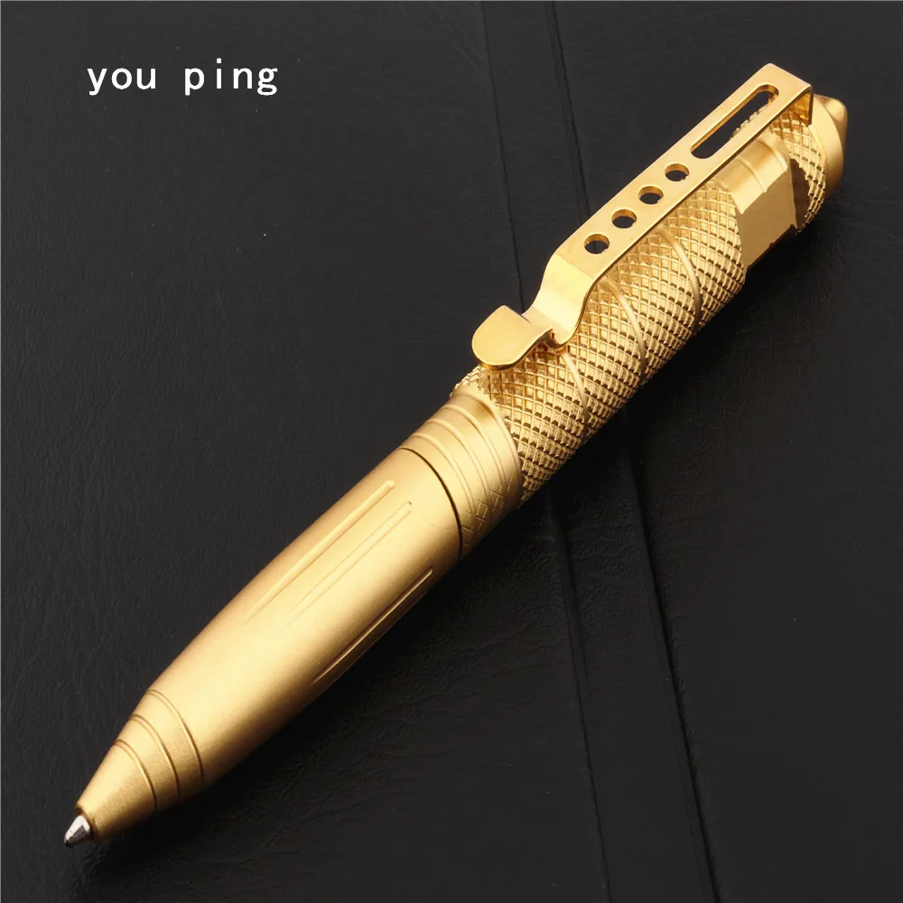 Высококачественная металлическая тактическая ручка для защиты школьные и