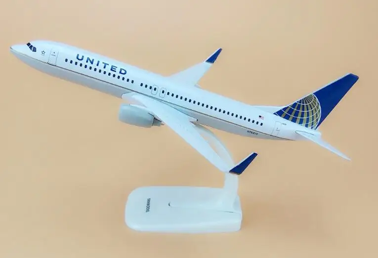 Модель самолета из металлического сплава в американском стиле авиакомпании UNITED