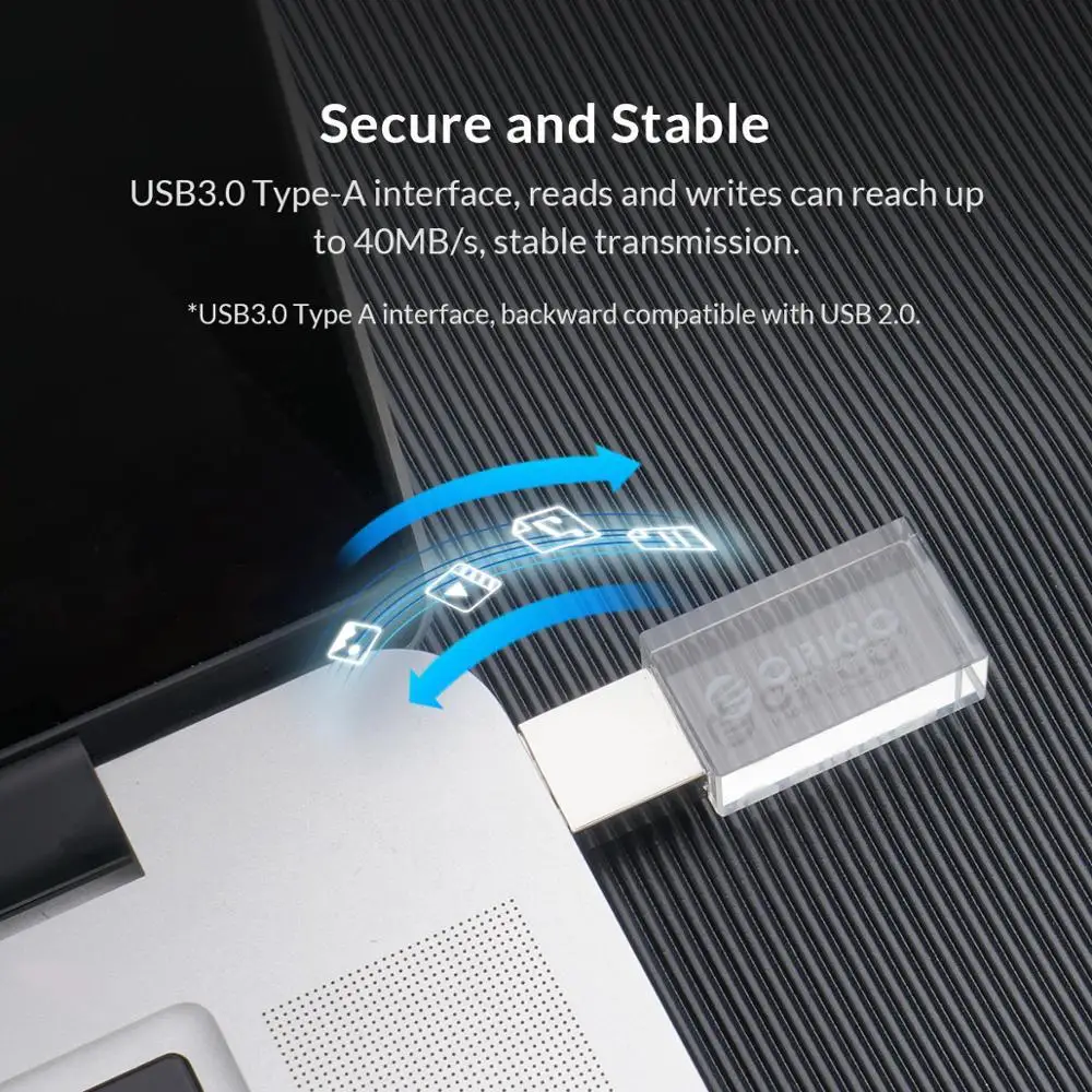 U диск ORICO Crystal флеш накопитель USB 3 0 64 ГБ 32 16 ГБ|USB флэш-накопители| |