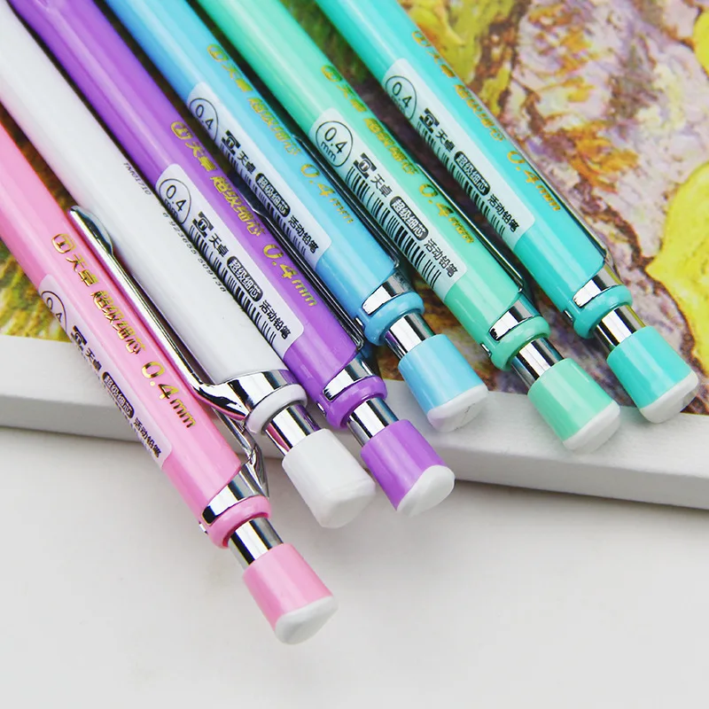 

30pcs/1 lot Kawaii Candy colors press Mechanical Pencils School Office Supply Student Stationery Kids Gift Automatic Pencil