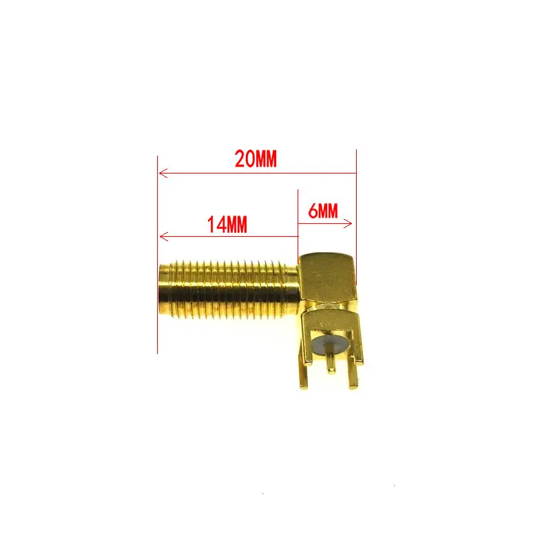5 шт. Новинка SMA 90C 180C розетка с отверстием под прямым углом 90 градусов стандартный