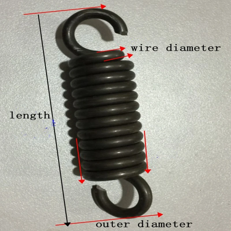 

1pcs Carbon Steel Spring Strength Spring Anti-fatigue Spring Stretch Spring