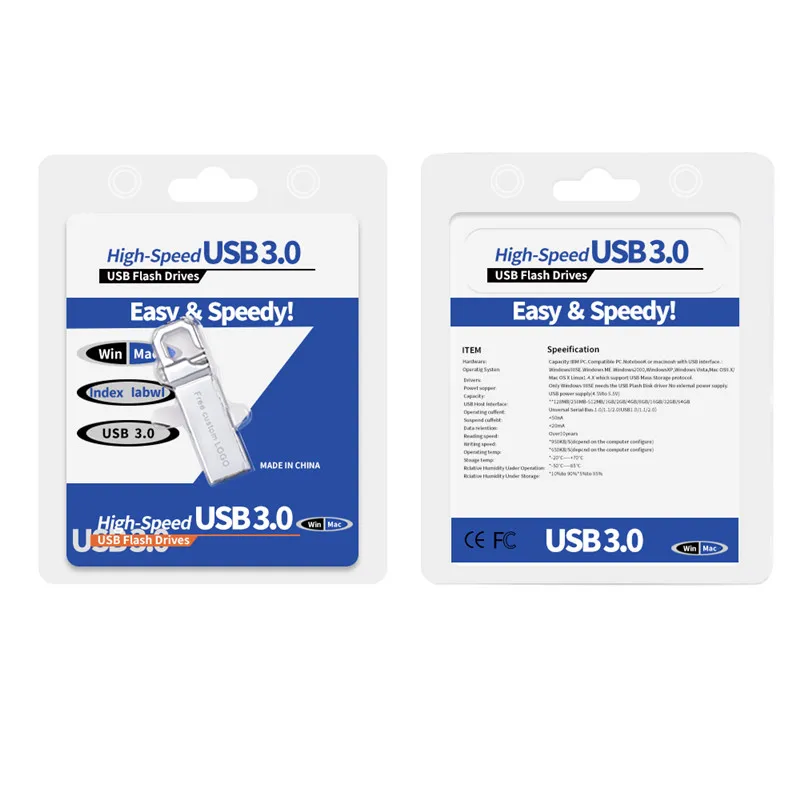usb 3,0 флеш-накопитель 128 ГБ флеш-накопитель водонепроницаемый накопитель 64 ГБ 32 ГБ 16 ГБ 8 ГБ 4 ГБ флеш-накопитель металлический