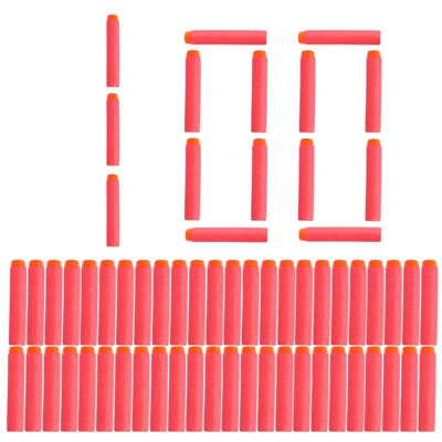 100 шт пустотелые мягкие пули игрушечный пистолет Дартс для Nerf пополнения 7 2 см