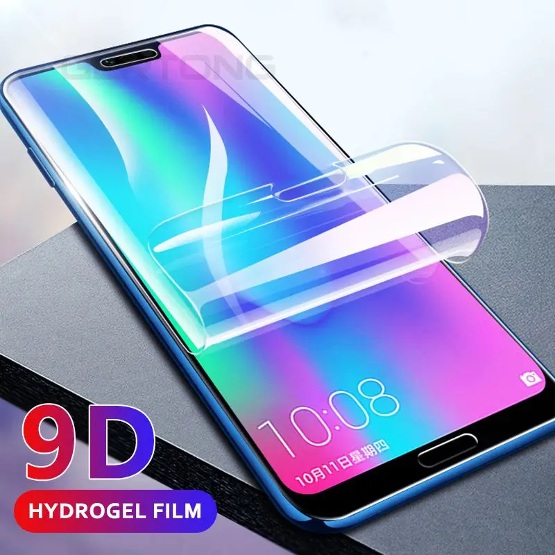 Мягкая Гидрогелевая пленка 9D с полным покрытием для Samsung Galaxy Note 9 8 S10E Защита
