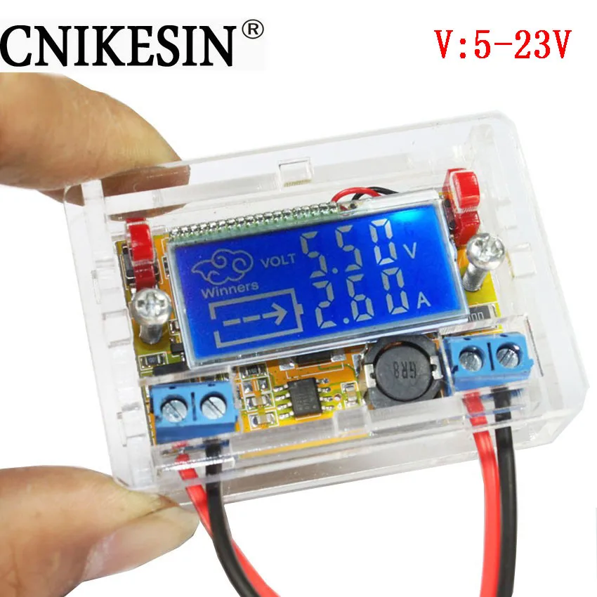 CNIKESIN Diy kit adjustable Регулируемый понижающий Модуль питания ремень Вольтметр