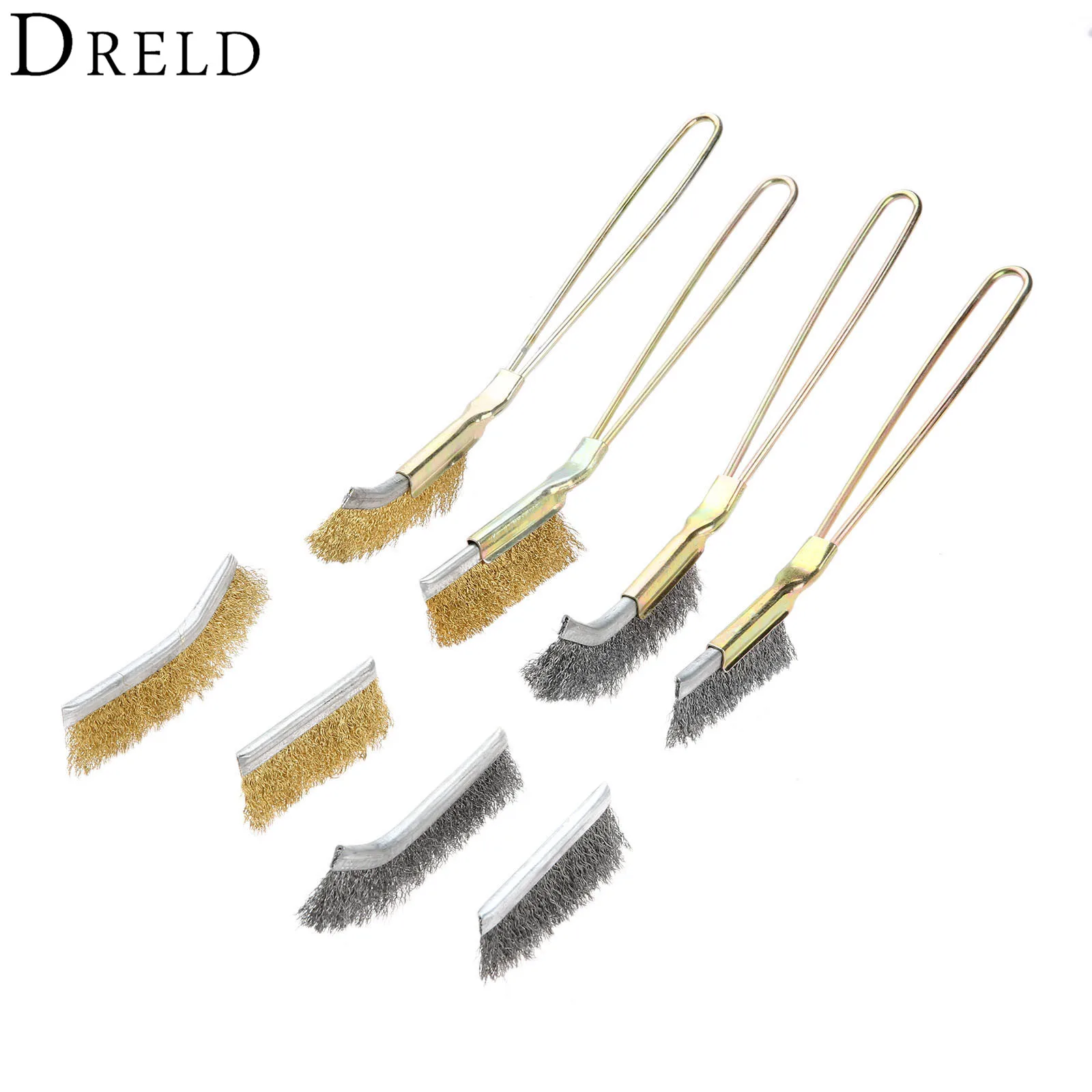 DRELD стальная щетка из медной проволоки чашка полировальная Щетка Колеса Dremel аксессуары вращающиеся чистящие щетки для полировки металла