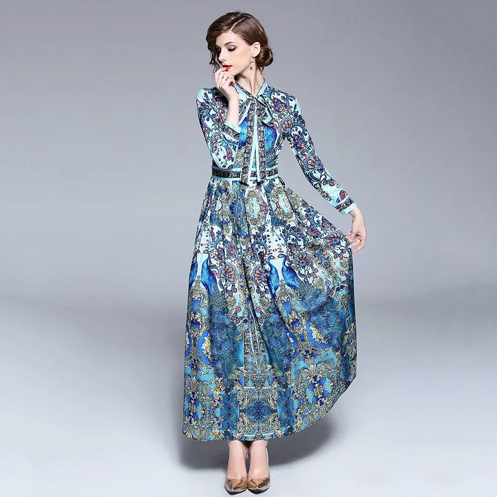 Дизайнерские подиумные платья 2020 женское высококачественное винтажное