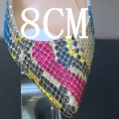 sewen2 8cm 8/10/12 сантиметров Лакированная кожа, острый носок, женская обувь Туфли-лодочки женские модельные туфли Обувь на высоких каблуках свадебные туфли женские вечерние туфли-лодочки обувь на танкетке; на высоком каблуке - Цвет: sewen2 8cm