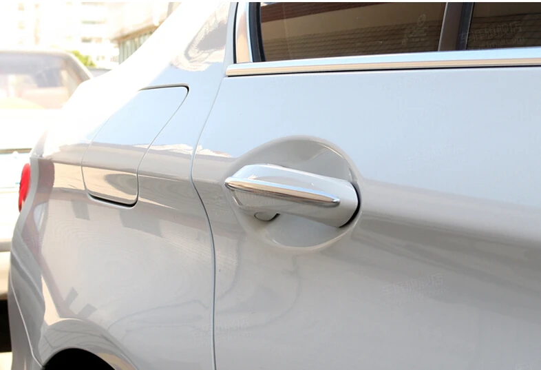 4 шт. полоски-наклейки на дверную ручку автомобиля из нержавеющей стали для BMW 5