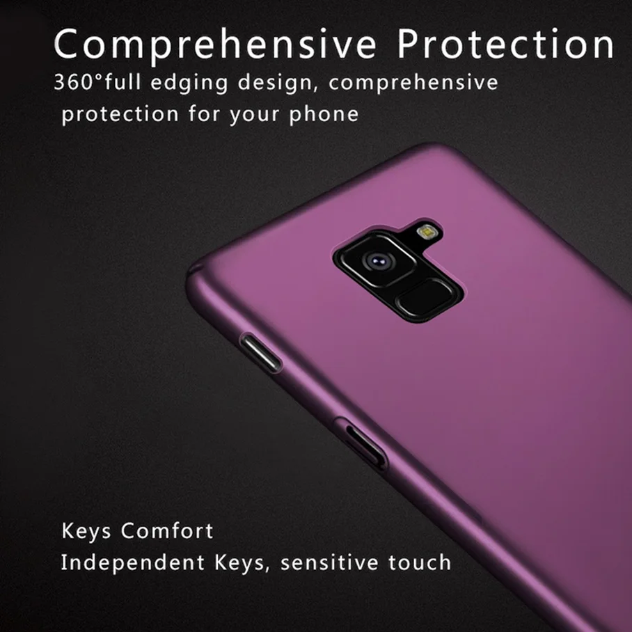 Роскошный Матовый чехол для Samsung Galaxy j4 2018 j400f j6 j600f телефона бампер жесткий 360