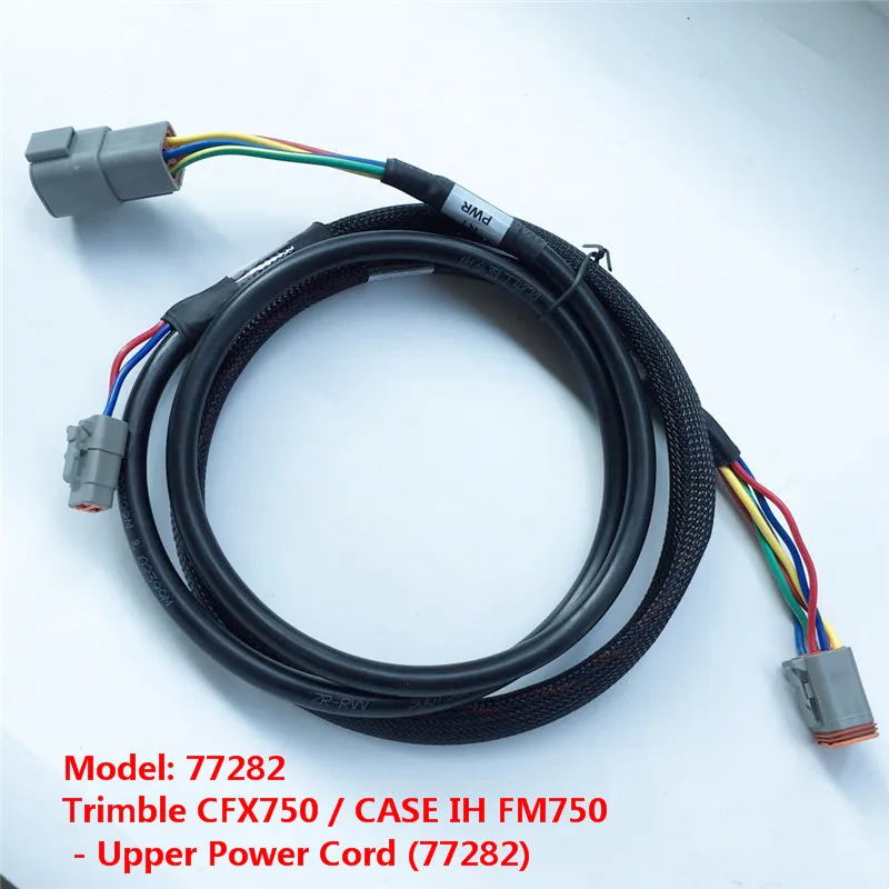Trimble GPS CFX750 / CASE IH FM750 - Upper Power Cord (77282),trimble gnss gps power data cable