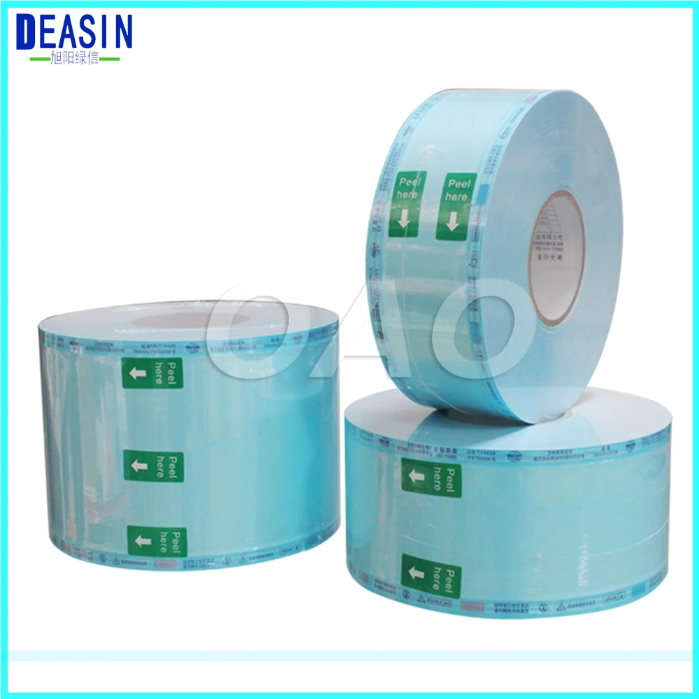 Стоматологическая 200 метров длинная лабораторная машина для запечатывания стерилизационных мешков, Упаковочная Сумка, стерилизационная медицинская бумага