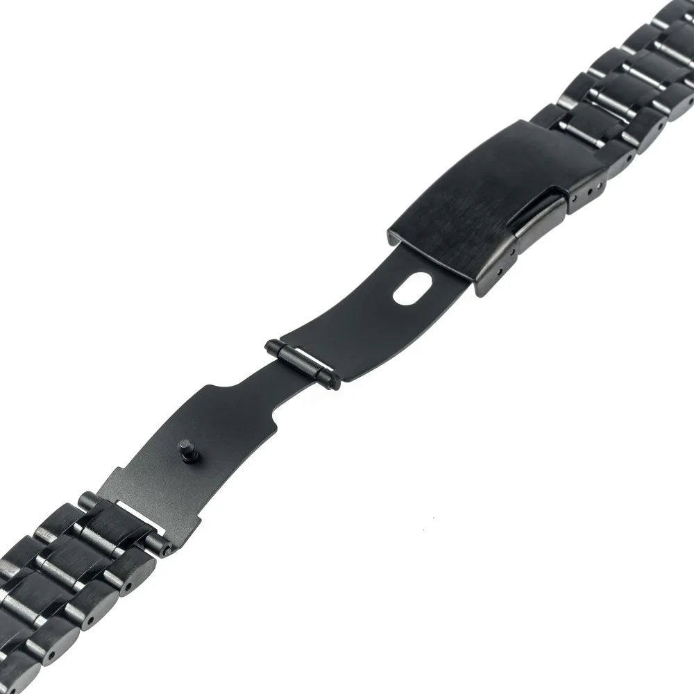 Ремешок из нержавеющей стали для часов 20 мм Motorola Moto 360 2 2nd Gen 2015 42 черный