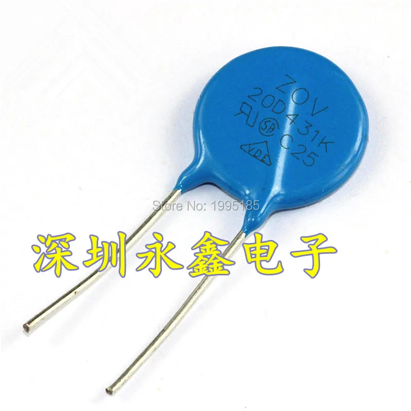 100 шт./лот Варистор 20D431K 10/10/20D431 430 в|varistor| |