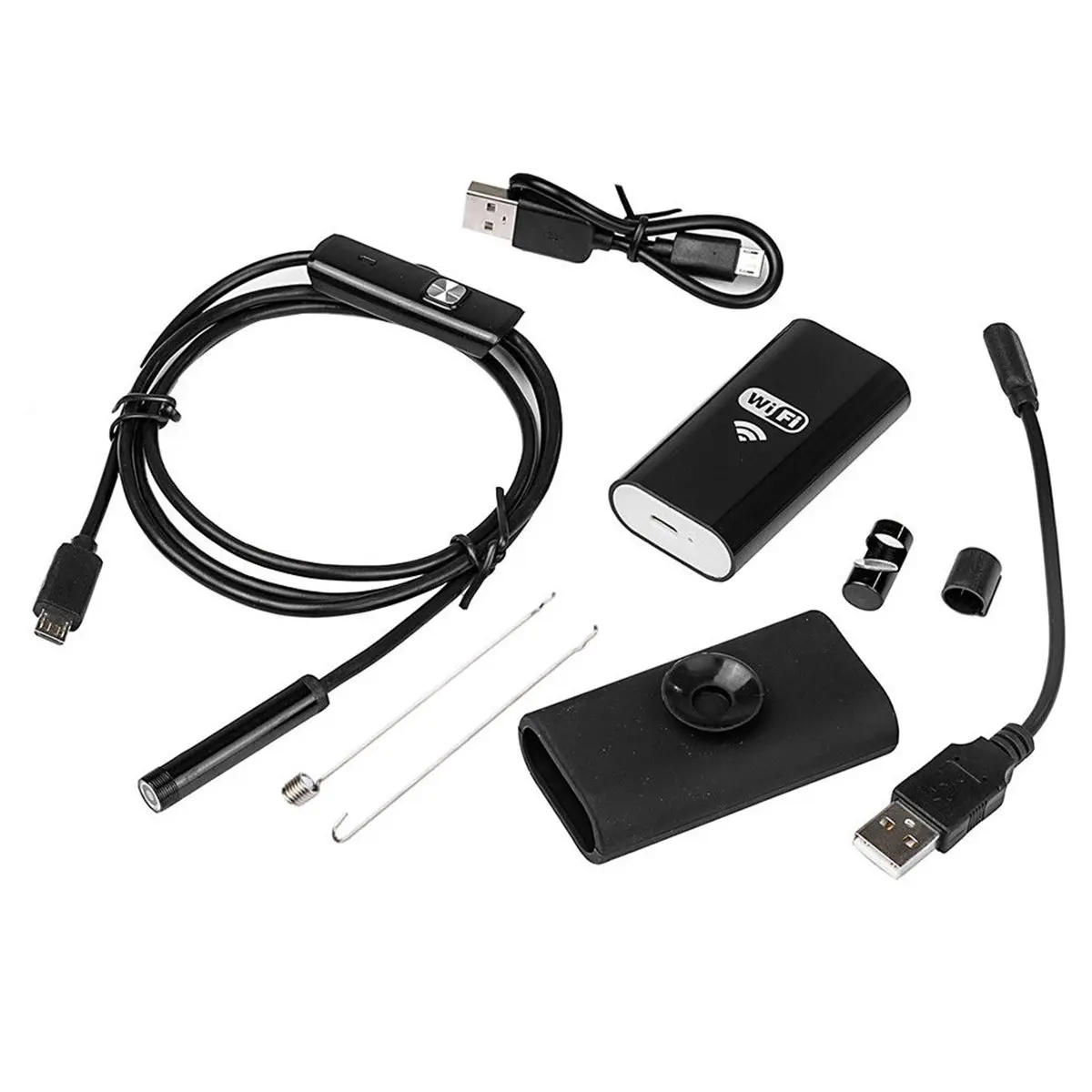HD Водонепроницаемая Wi Fi эндоскопическая Инспекционная камера 3 5 м 8 мм 720P с 6