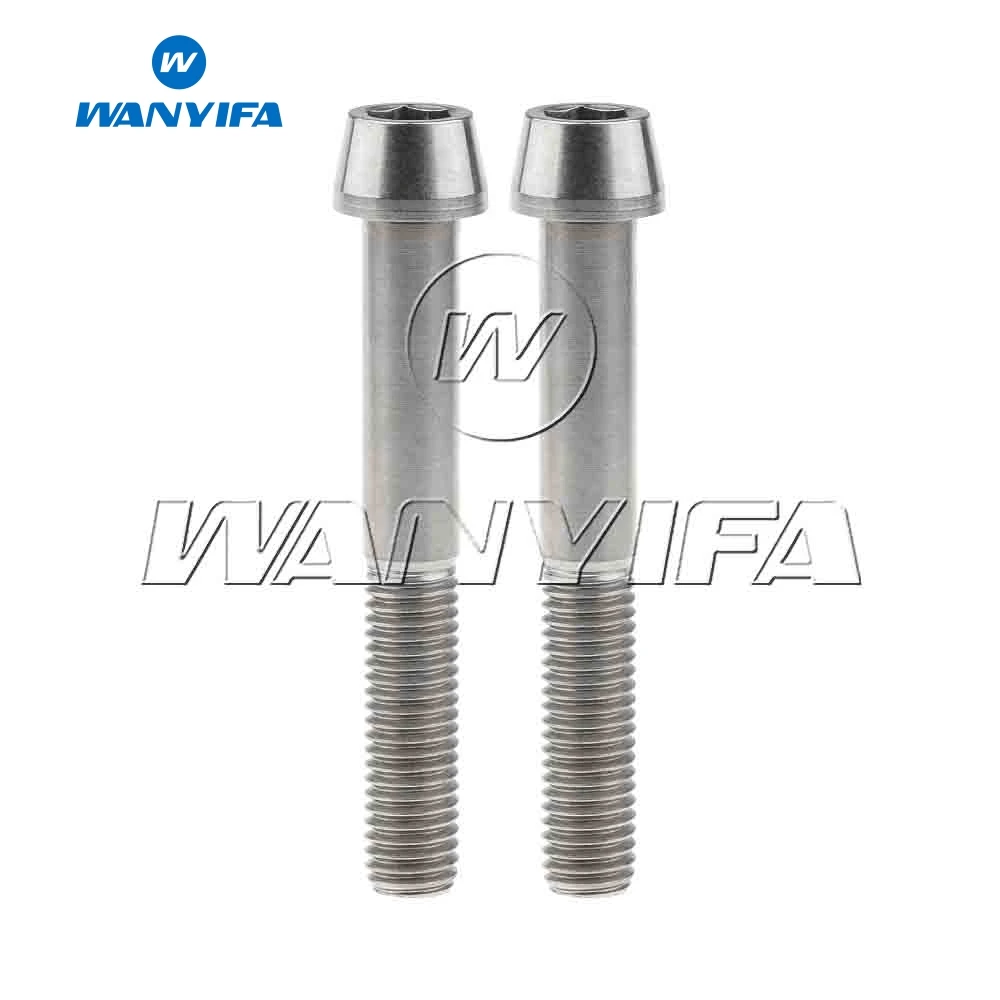 Титановый &quotwanifa&quot Ti M10x70mm 1 5 25 мм Шаг коническая головка болт для мотоцикла