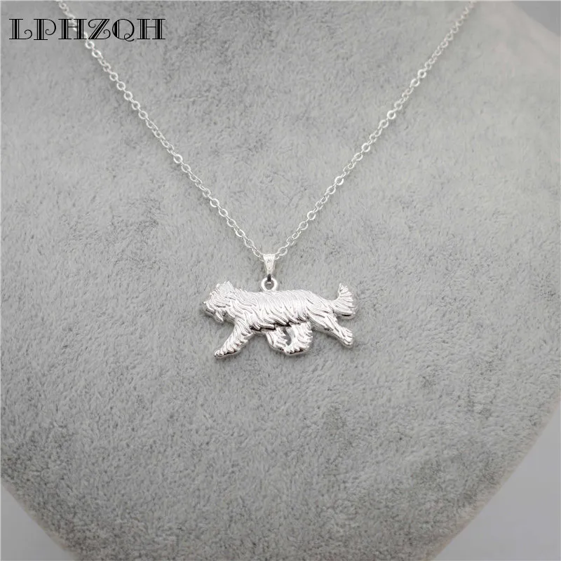 Женское ожерелье с подвеской в виде собаки|Ожерелья подвеской| |