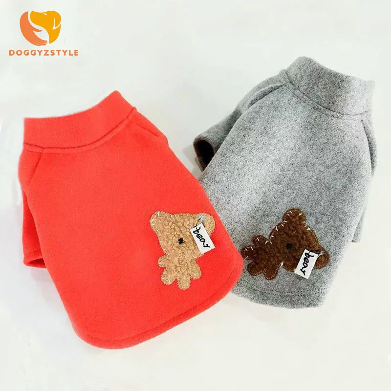 Одежда Тедди осень зима шерстяное двухножное пальто собака штаны кошка одежда