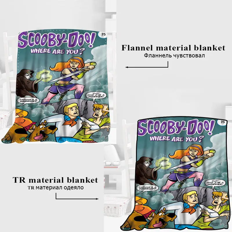 HEARMNY Scooby Doo 02 одеяло одеяла для сна Йога офис диван одеяло покрывало для кровати путешествия теплое покрывало одеяло s - Цвет: 7
