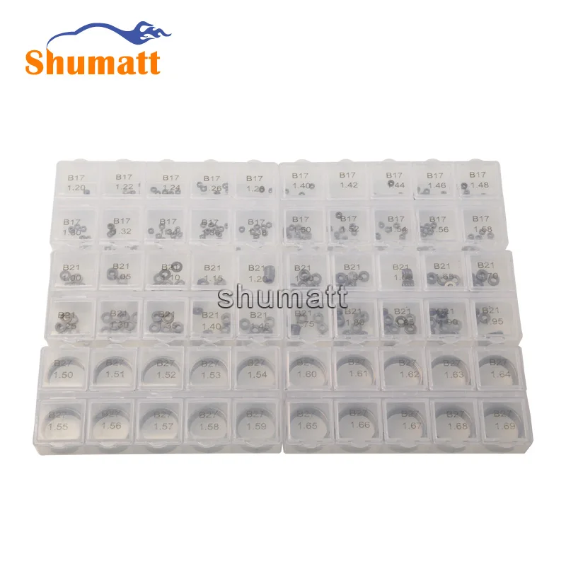 Adjusting Washers Shims Diesel Common Rail Parts Injector Valve Assy B17 B21 B27 Full Set Gasket Kits 500pcs | Автомобили и