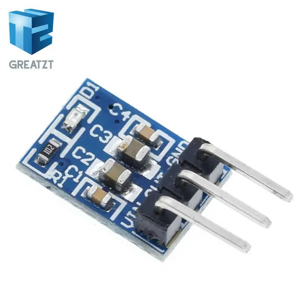 High Quality 10PCS 5V to 3.3V For DC-DC Step-Down Power Supply Buck Module AMS1117 LDO 800MA | Электронные компоненты и