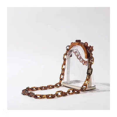 Акриловый прозрачный клатч с цепочкой для женщин на плечо жесткий дневной Сумки