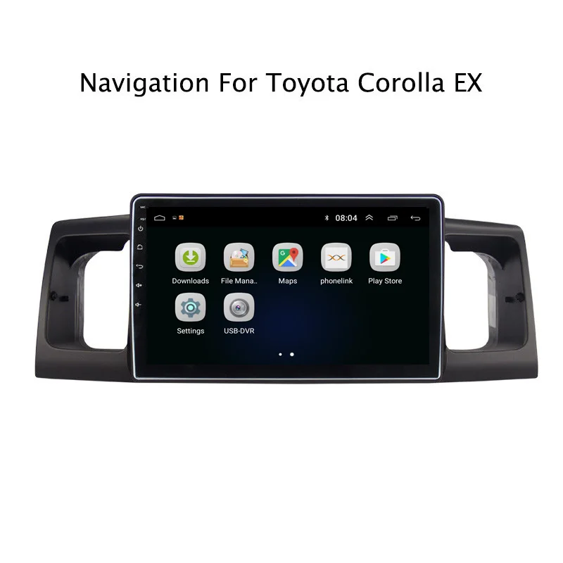 NaviTopia Android 8.1 Car Radio Stereo Player For Toyota Corolla EX 2004 2005 2006 2007 2008 2009 2010-2013 With GPS | Автомобили и