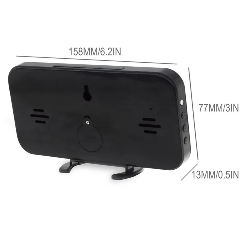 Современный цифровой светодиодный дисплей времени настольные настенные часы