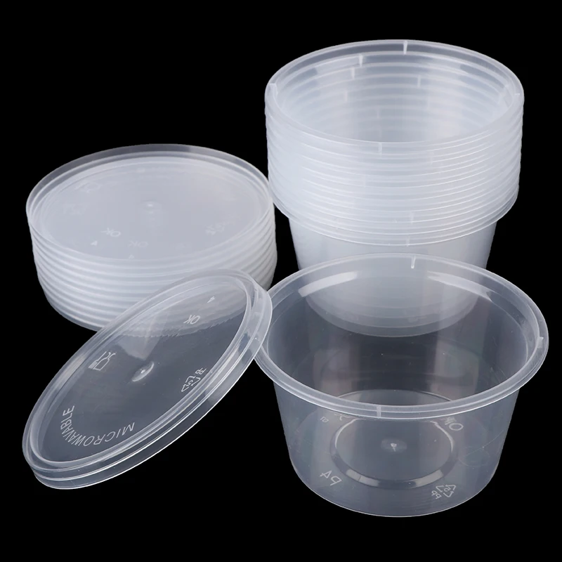 Новые 10 шт./лот прозрачные контейнеры из пластилина клеевые пенопластовые