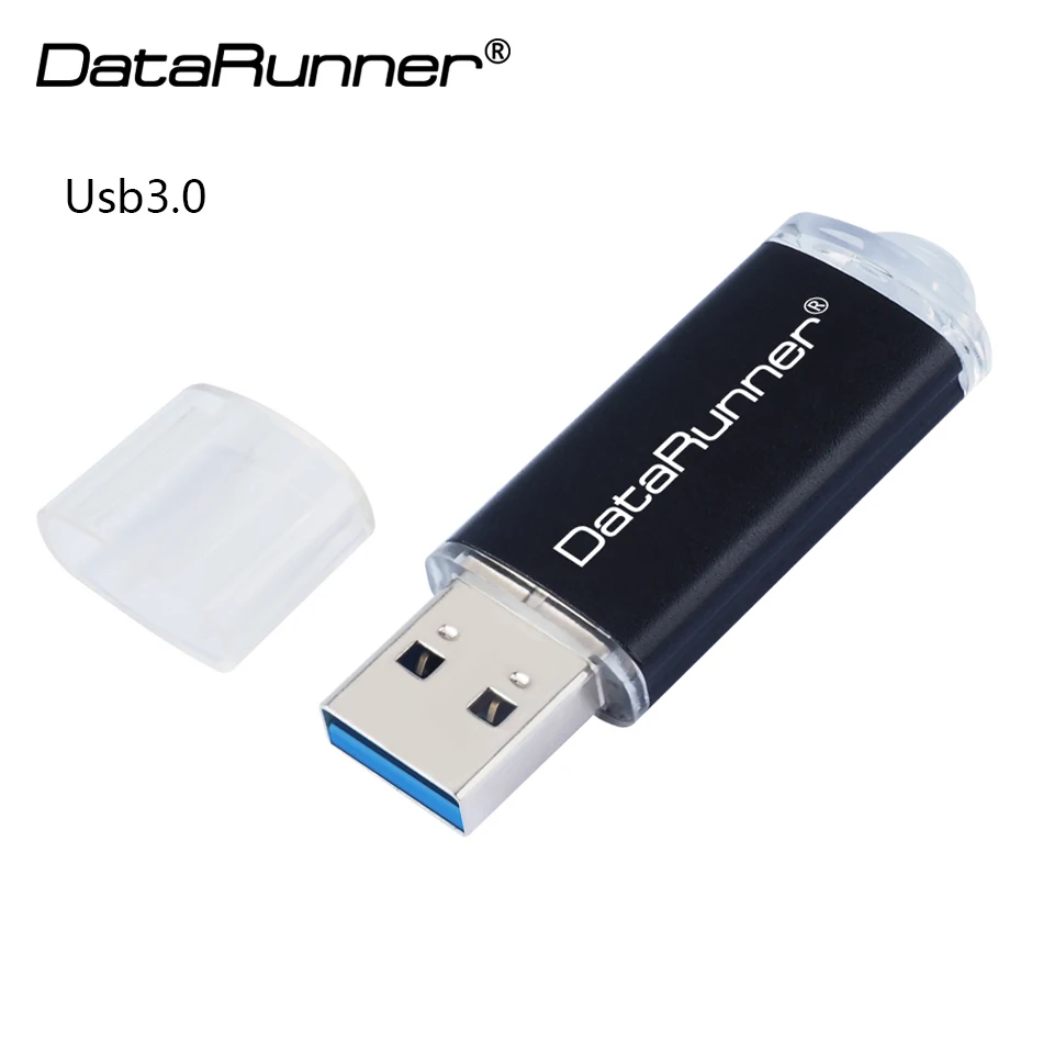 Высокоскоростной USB флеш накопитель DataRunner металлический 8 ГБ 16 32 64 128 256 флешка 3 0