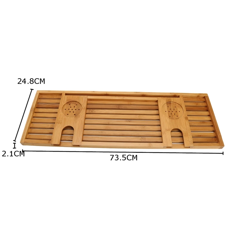 

1 Pcs Wooden Handmade Bath Tray Bathroom Shelves Apply For Pad/Book/Tablet Home Bathrooms Accessories Bathtub Rack Stand Holder