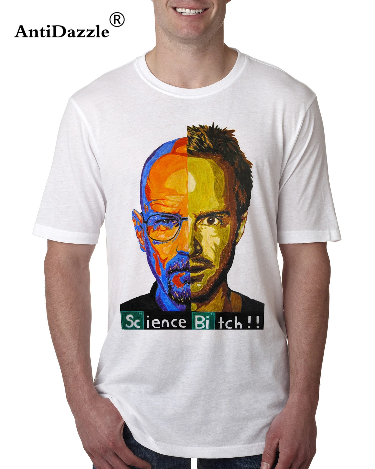 Antidazzle Новое поступление новейшая Мужская футболка с дэдпулом и надписью Breaking Bad