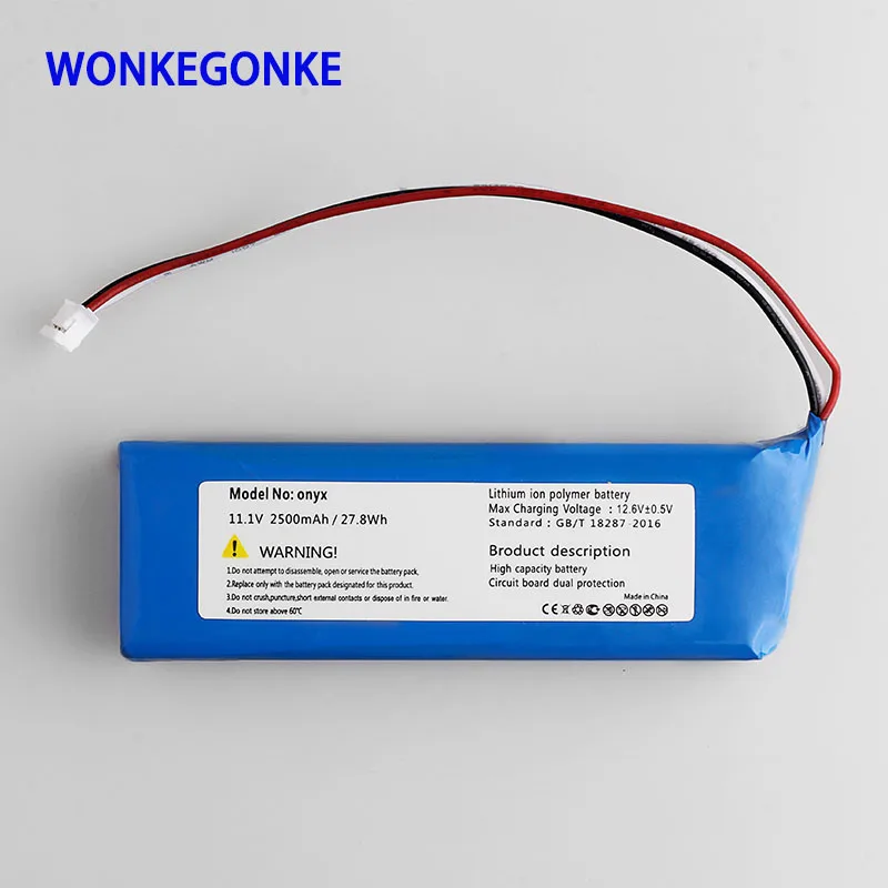 WONKEGONKE 2500 мАч аккумулятор Для Harman Kardon Onyx PR 633496 батареи батарея номер