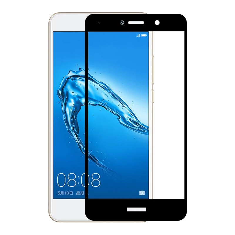 Закаленное Стекло для Huawei P9 Lite мини 3d полное покрытие закаленное Экран протектор