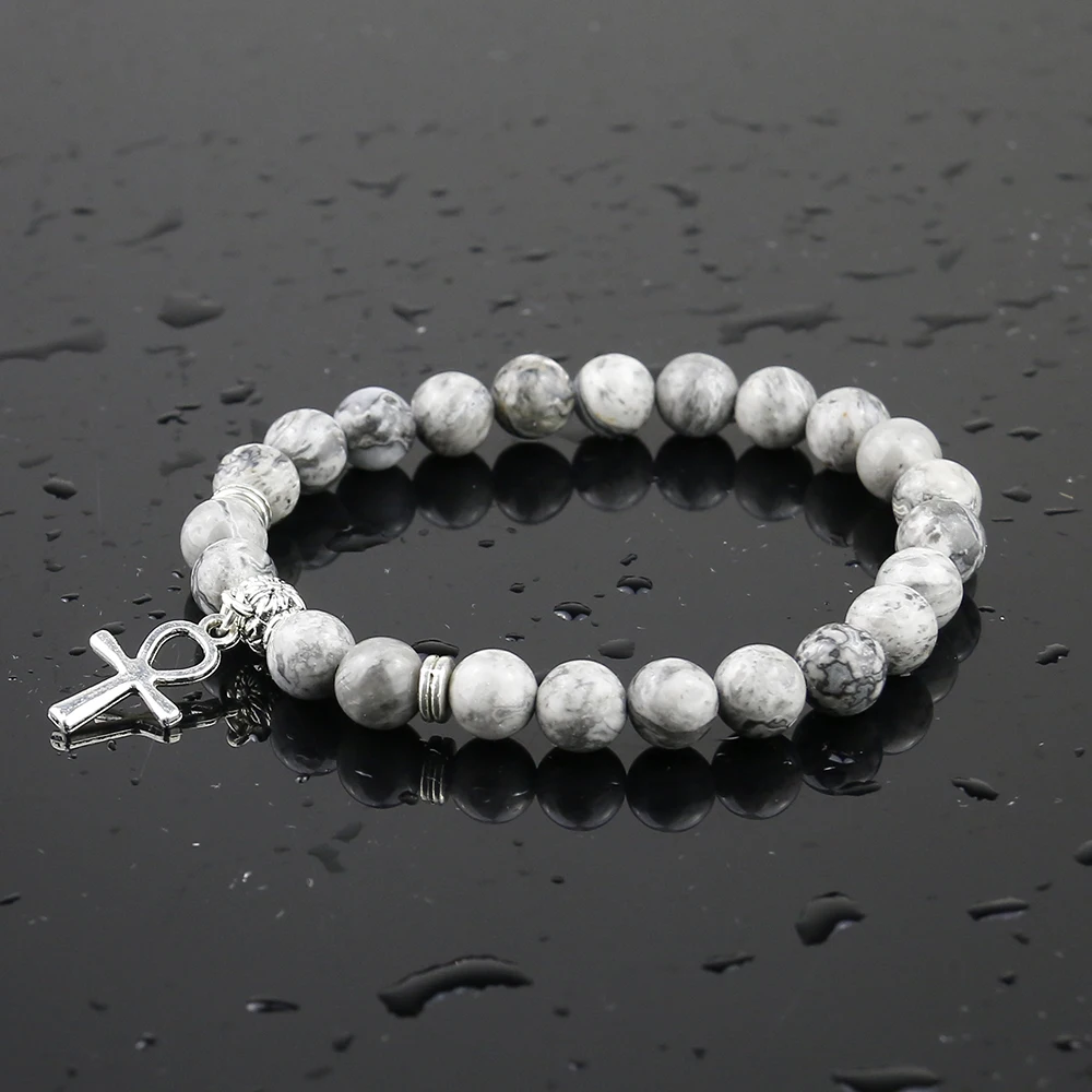 Египетский Анкх женский браслет ювелирные изделия для мужчин и женщин хироглиф