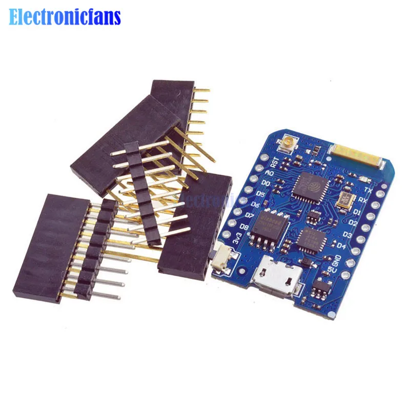 Для wemos D1 Mini Pro 16 м байт внешний Телевизионные антенны разъем nodemcu esp8266 esp8266f CP2104 WI-FI IOT развитию с шпильки
