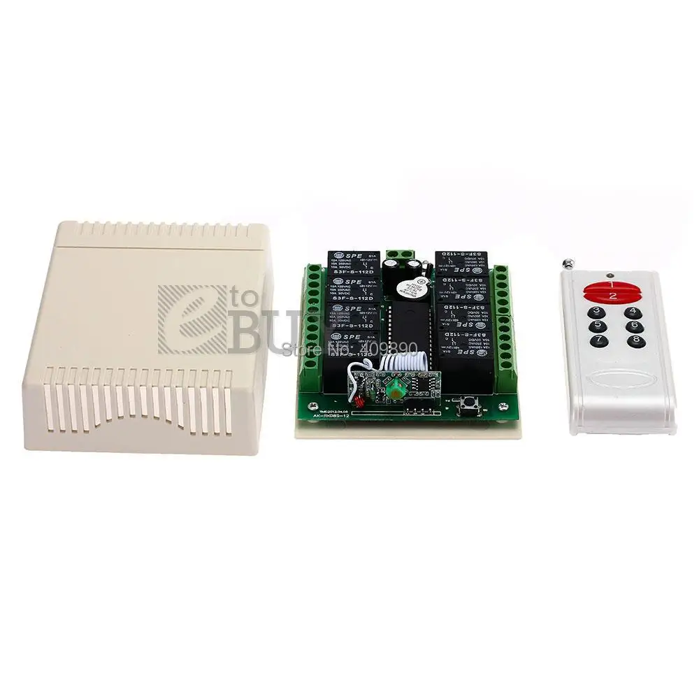 Беспроводной Радиочастотный пульт дистанционного управления переключатель