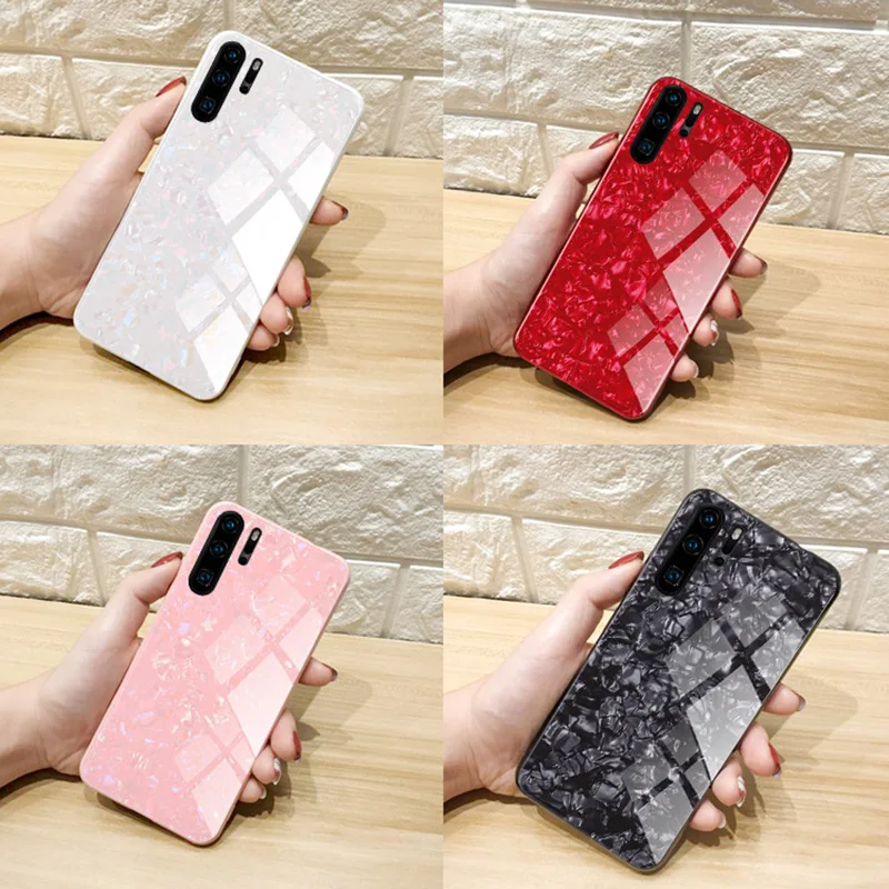 Чехол для телефона Huawei P30 Lite Pro P20 жесткий защитный чехол из глянцевого стекла Nova 3
