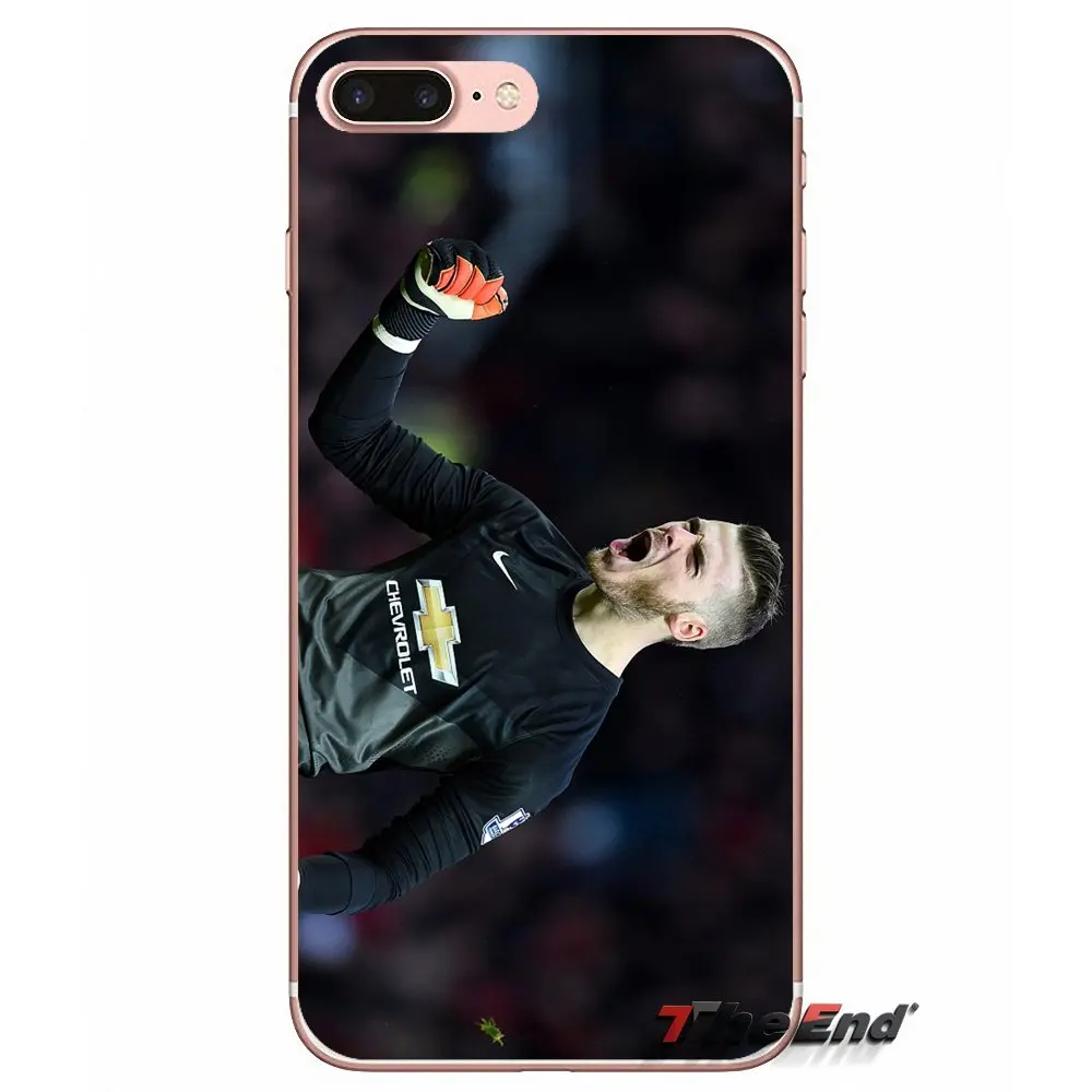 ТПУ чехол для Sony Xperia Z Z1 Z2 Z3 Z5 compact M2 M4 M5 E3 T3 XA Aqua LG G4 G5 G3 G2 Mini Capa World football Stars David de
