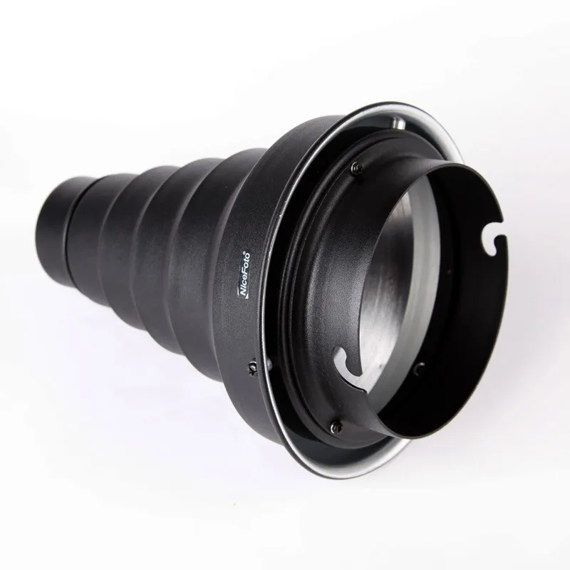 Студийный elinchrom крепление Snoot с сотовой сеткой и 5 цветным гелевым фильтром