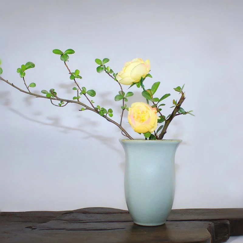 Японский стиль чайная церемония Ikebana грубая керамическая ваза офисная гостиная
