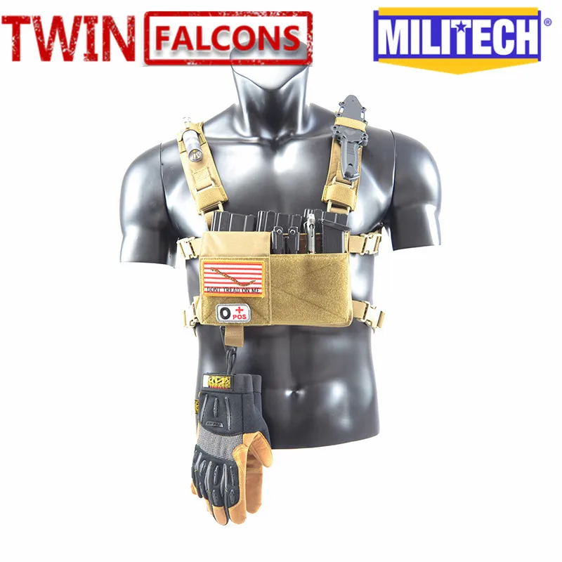 MILITECH Twinfalcons 500D натуральная Cordura Spec Военная Униформа MK3 груди пластина для