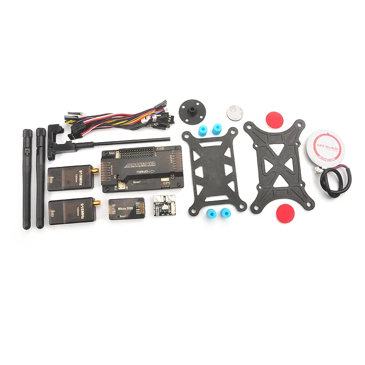APM2.8 ArduPilot Mega APM 2,8 Контроллер полета+ передача данных+ модуль питания+ M8N gps+ микро OSD+ амортизационная плата