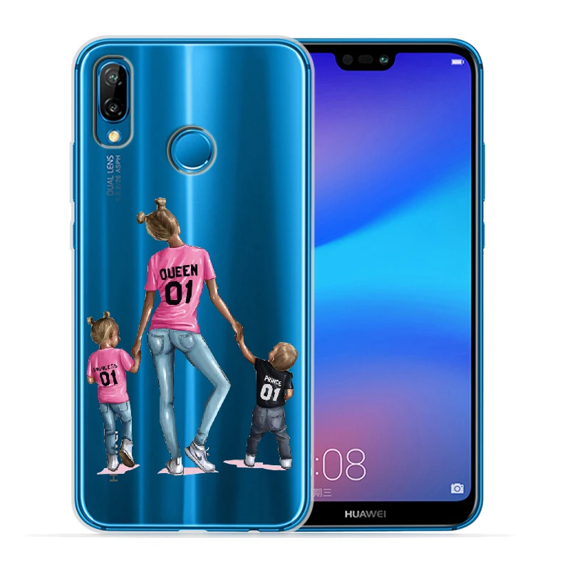 Чехол для huawei P smart Sxey Mother Mom Baby Fashion Gisl для huawei P30 P20 Lite Pro P10 P8Lite P9Lite мягкий чехол для телефона