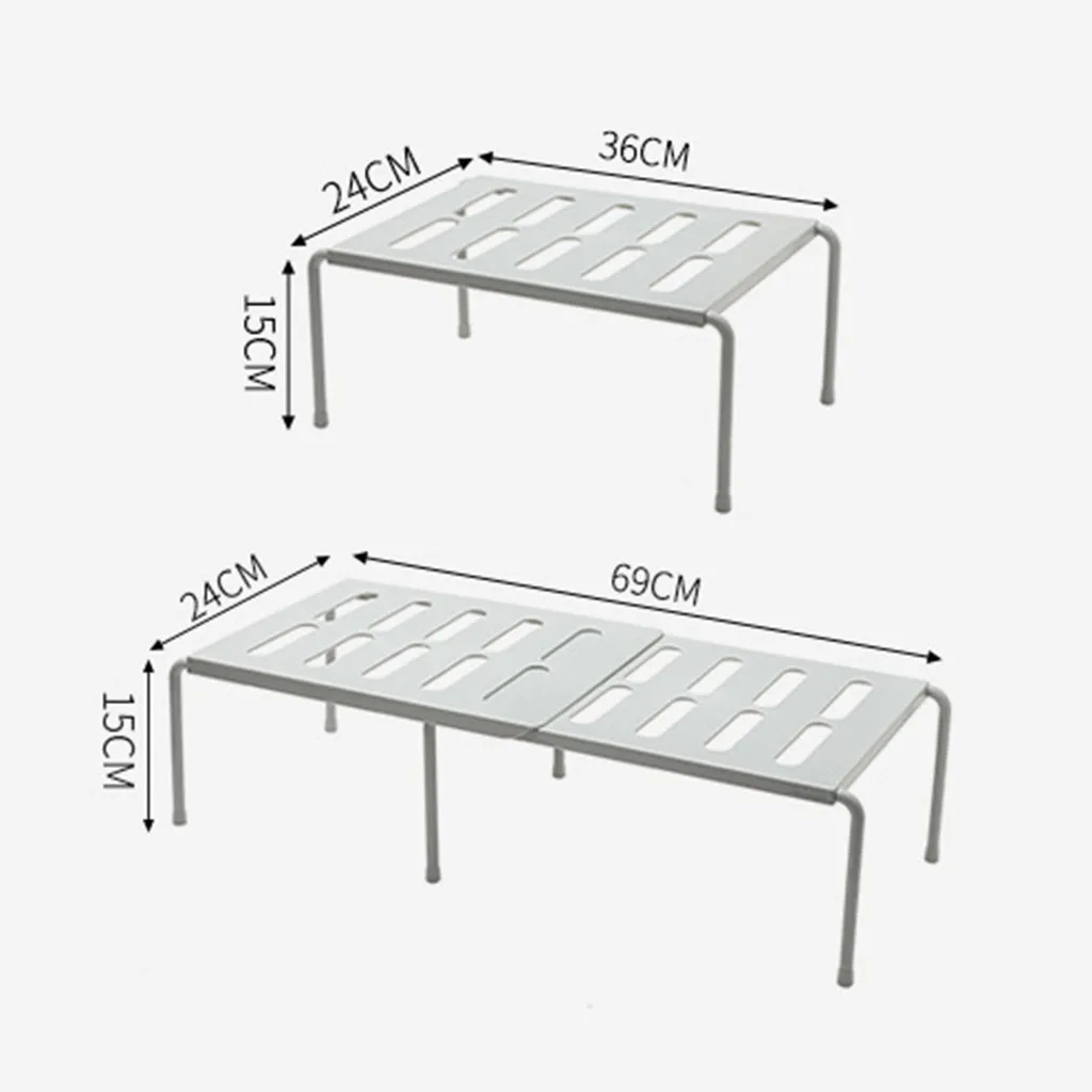 Регулируемая кухонная полка для ванной комнаты хранения специй комбинированная